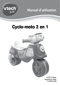 Cyclo-moto 2 en 1 VTech : Assistance IA et PDF