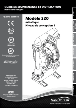 Sandpiper S20 métallique Manuel utilisateur