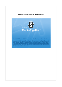 MobileTogether Client : Manuel d'utilisation + IA Chat