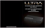 Ultra convertisseur DVI/audio vers HDMI Manuel utilisateur