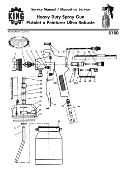8180 Manuel de Service Pistolet à Peinture | Chat IA & PDF
