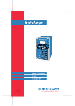 Milltronics HydroRanger Manuel utilisateur