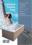 Swimspa Fitness Pool Manuel utilisateur