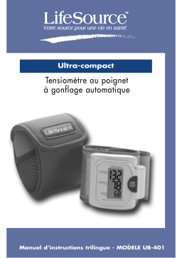 LifeSource UB-401 Manuel d'instructions | AI Chat