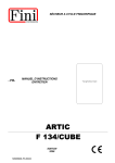 Fini ARTIC F 134/CUBE Manuel d'instructions | AI Chat