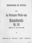 Bamfords BL 30: Chat IA et T&eacute;l&eacute;chargement PDF