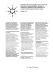 Agilent Spectrom&egrave;tre de masse Manuel utilisateur