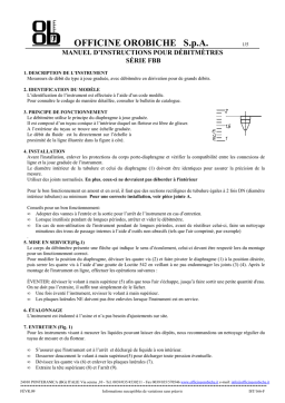 FBB Débitmètres: Manuel d'instructions + AI Chat