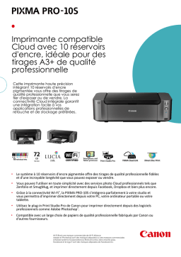 Canon PIXMA PRO-10S: Chat IA et téléchargement PDF