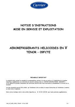 Carrier FC TENOR 09FCTE: Chat IA & Téléchargement PDF