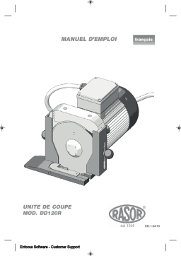 Manuel d'emploi Rasor DD120R | Chat IA & PDF