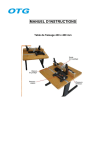 OTG 430 x 400 mm Manuel utilisateur