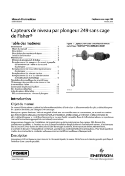 Fisher 249BP, 249CP, 249P, 249V : Manuel PDF + IA