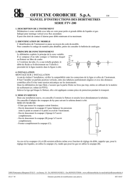 OFFICINE OROBICHE FTV-200: IA Chat & Téléchargement PDF