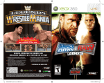 WWE SmackDown vs. Raw 2009 Manuel utilisateur