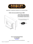 Drolet Escape 1400-I Manuel + Chat IA et PDF