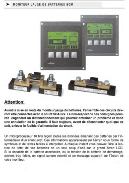 Philippi BCM Moniteurs de batteries | AI Chat & PDF