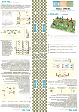 CEBEK EDU 003 Manuel utilisateur