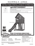 Selwood Products Fort Selwood 1,2 M&Egrave;TRE II Manuel utilisateur