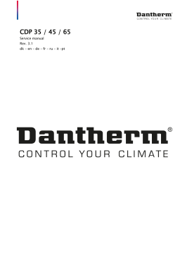 Dantherm CDP 35/45/65 : Manuel d'entretien + AI Chat