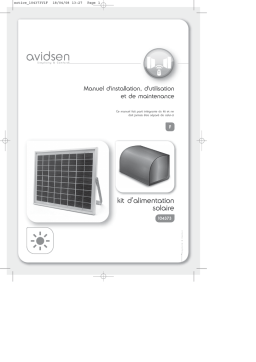 Avidsen 104373 Kit Solaire: Chat IA & PDF Gratuit