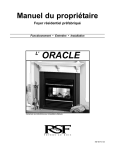 RSF Oracle Manuel du propri&eacute;taire