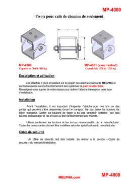 MELPHA MP-4000/MP-4001 : Manuel PDF + Chat IA