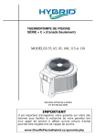 Hybrid S&eacute;rie C 85 Manuel utilisateur