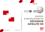 Canal+ satellite HD Installation manuel