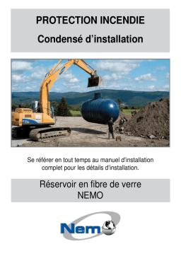 NEMO Installation du Réservoir d'incendie | AI Chat & PDF Download