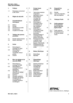 RE 140 K, RE 160 K : Manuel de réparation + IA
