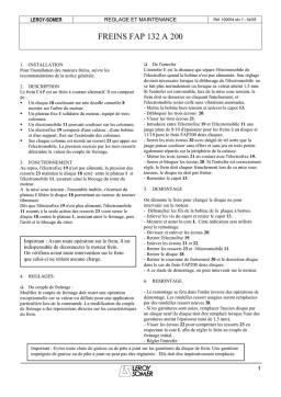 LEROY-SOMER FAP 132-200: Assistance IA et PDF