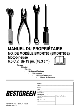 Bestgreen BMDRT65E Manuel du propriétaire