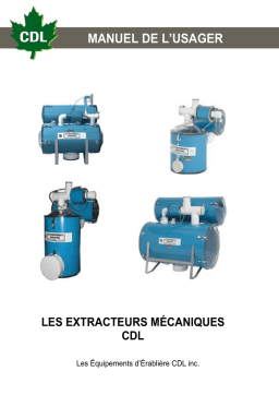 Manuel de l'utilisateur Extracteurs mécaniques CDL | Chat IA & Téléchargement PDF