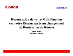 PIXMA MX420 : Reconnexion Réseau | AI Chat & PDF