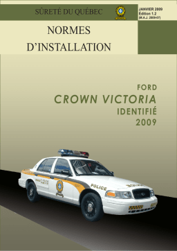 Ford Crown Victoria identifié 2009 Guide d'installation