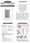 Merlyn Quart de cercle Deux portes Guide d'installation