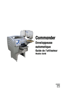 Mettler Toledo Commander 0648 Manuel utilisateur