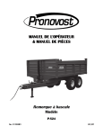 Pronovost P-524 Manuel d'utilisation | AI Chat &amp; PDF