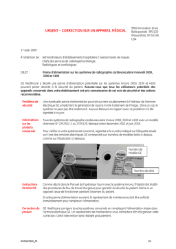 Innova 2000, 3100, 4100 : Info Sécurité + IA Chat & PDF