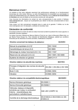 Manuel Moteurs Hors-Bord Mercury Marine | Chat IA & PDF