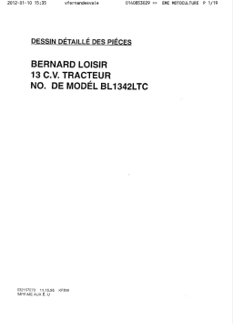 BERNARD LOISIR BL1342 LTC Manuel utilisateur