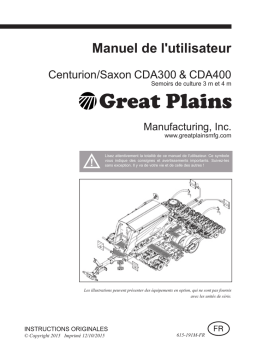 Centurion/Saxon CDA300, CDA400: Manuel d'utilisation | AI Chat & PDF Download