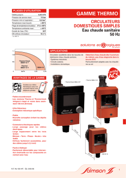 Salmson Gamme Thermo Circulateurs | AI Chat