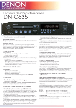 DN C635 Manuel d'Utilisateur | AI Chat & PDF