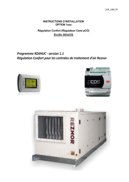 Reznor OP1XXX Guide d'installation