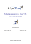 OpenOffice Calc Mode d'emploi