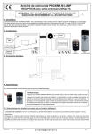 Allmatic PROXIMA M LAMP Manuel utilisateur