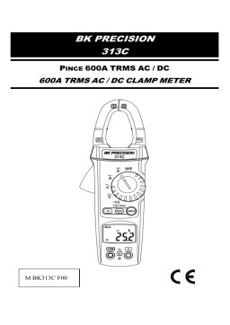 BK Precision 313C Manuel utilisateur
