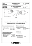 Tractel M47 Manuel utilisateur